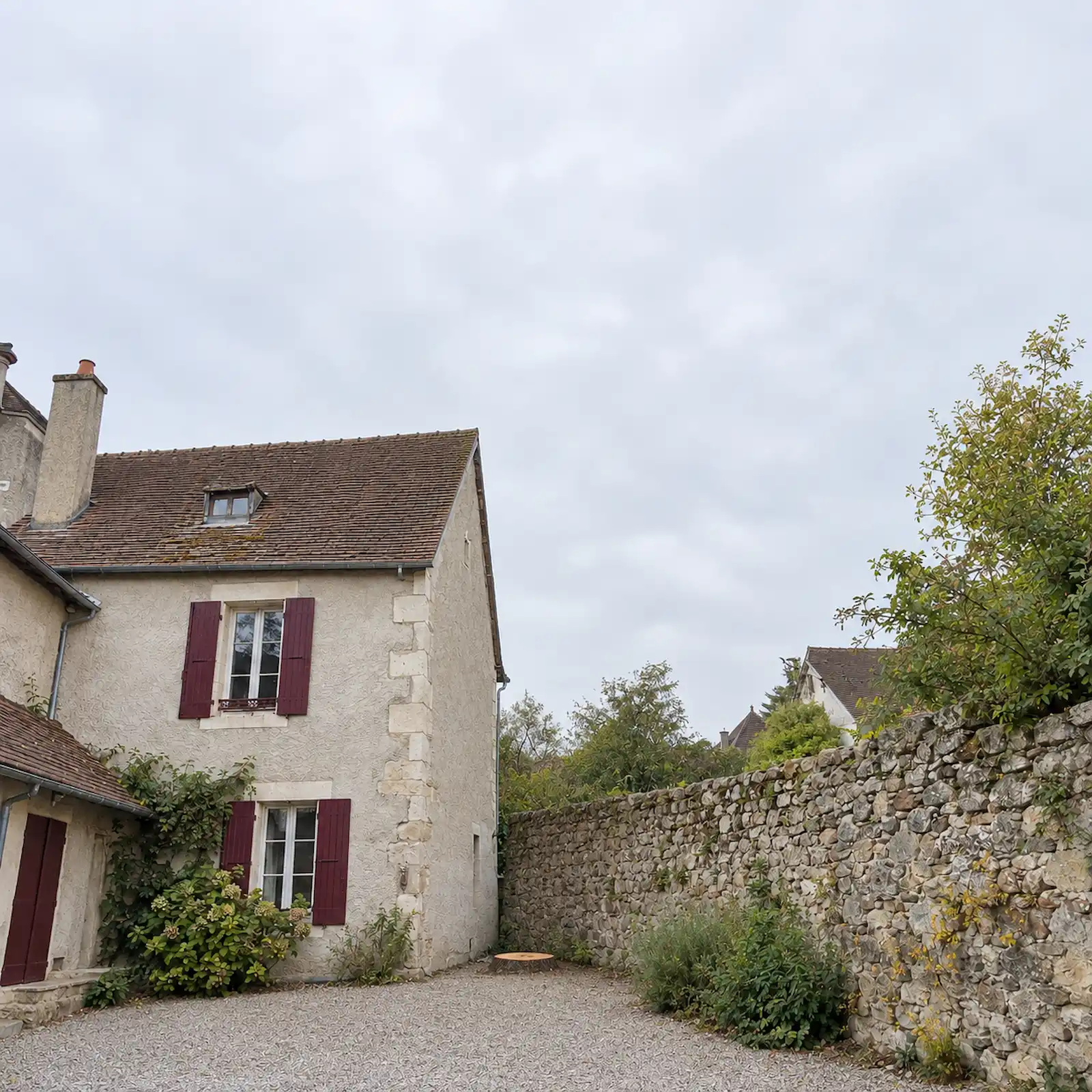 Le même endroit après l’abattage